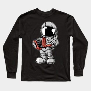 Astronaut Accordion Long Sleeve T-Shirt